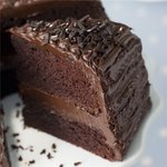 Шоколадно-ореховый торт (без муки)