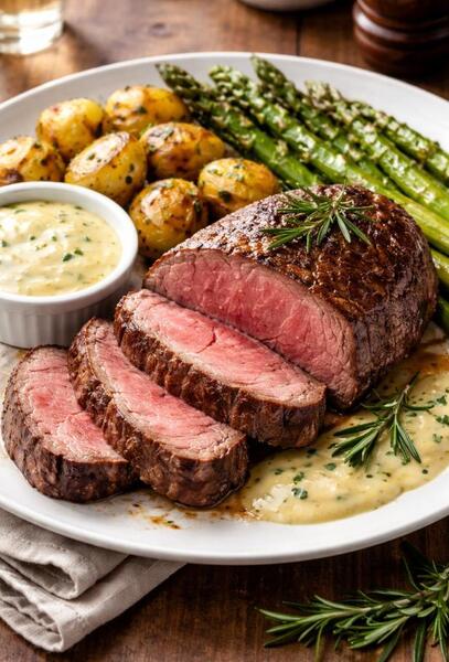 Классический шатобриан на сковороде