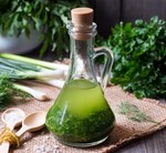 Растительное масло с зеленью