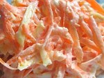 Салат из моркови с чесноком